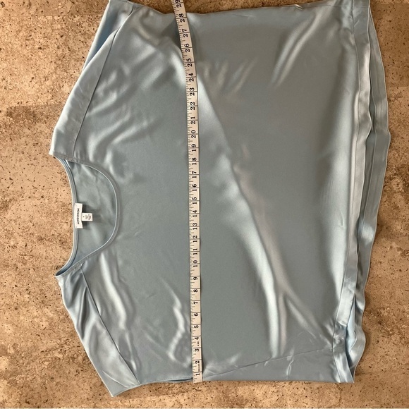 Nordstrom light blue silky dolman top Sz S - Picture 6 of 7